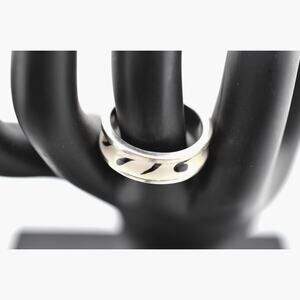 Milor Italy 925 Sterling Silver Enamel Ring Size 10.25